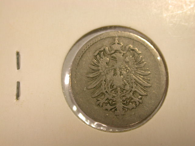  12015 5 Pfennig  1875  C o. G   