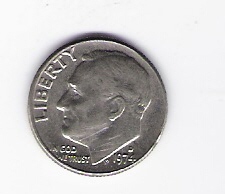 USA Schön Nr.197 1Dime Mzz. D 1974 siehe Bild