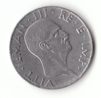  50 Centesimi Italien 1940 (F548) ferritisch (magnetisch)   