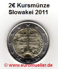 Slowakei ...2 Euro Kursmünze 2011...lose/unc.   
