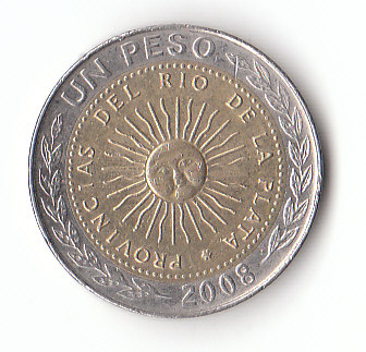 1 Peso Argentinien 2008 (F600)   