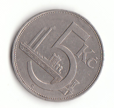  5 Kronen Tschechoslowakai 1938 (F371)   