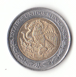  1 Peso Mexiko 2010 (F658)   
