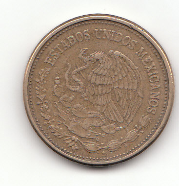  100 Pesos Mexiko 1987 (F660)   