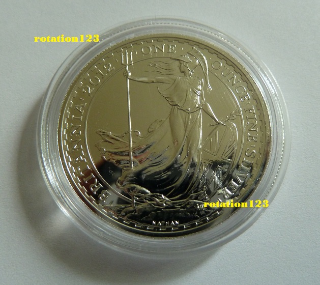  U.K. 2 Pounds Silber Britannia 2012 / 1 Oz Silber **Auflage max. 100.000 Ex. weltweit**   