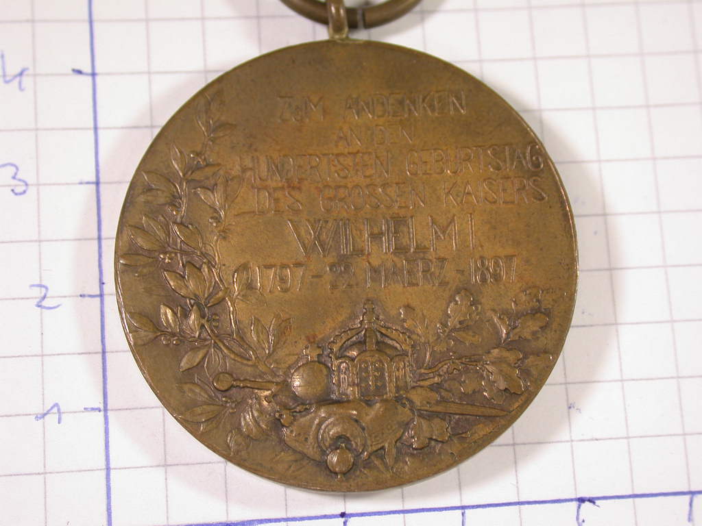  12043 Preussen Wilhelm I, 100 er Geburtstag 1897 gr. Medaille   