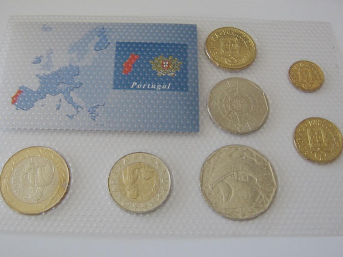  Portugal Kursmünzensatz 2001   