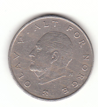  1 Krone Norwegen 1974  (G011)   