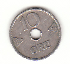  10 Ore Norwegen 1949  (G021)   