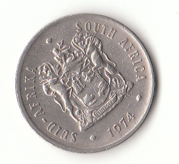  20 Cent Süd- Afrika 1974 (G106)   