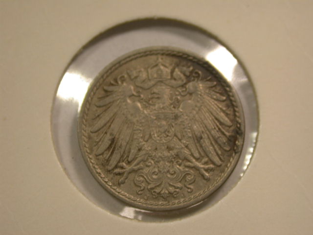  12048  KR   5 Pfennig  1912 J  in ss-vz/vz   