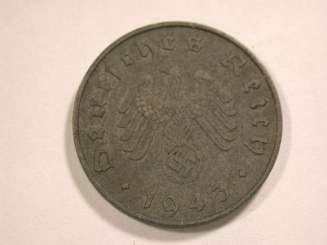  12049  10 Pfennig  1943 A in vz/vz+   