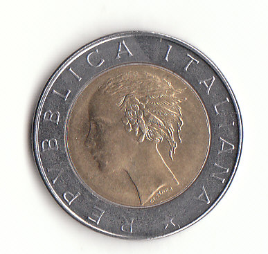  500 Lire Italien 1985  (F874)   