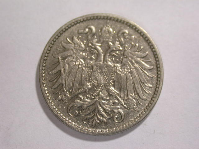  12056  Österreich    10 Heller  1895  in ss-vz/f.vz   