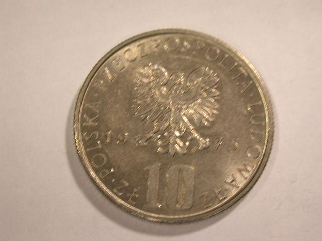  12057 Polen  10 Zloty Prus 1975   in vz-st   