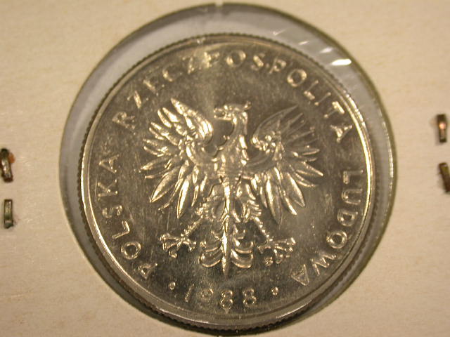  12057 Polen  10 Zloty   1988  in f.st/st   