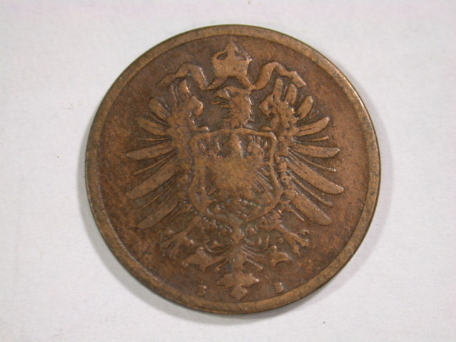  13002 Kaiserreich 2 Pfennig  1875 B in s-ss   