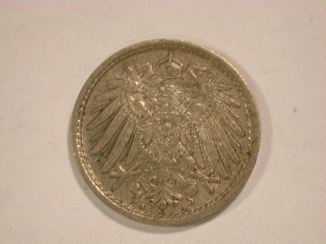  13002 Kaiserreich 5 Pfennig  1914 A in ss/ss-vz   