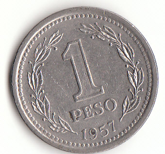  1 Peso Argentinien 1957 (G 292)   