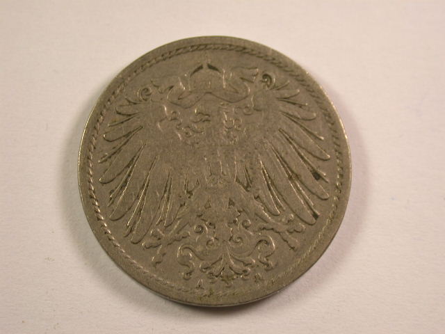  13005  KR   10 Pfennig  1898 A  in sehr schön   