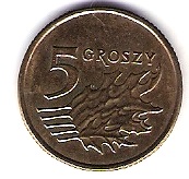  Polen 5 Groszy K-N 2010 Schön Nr.284   