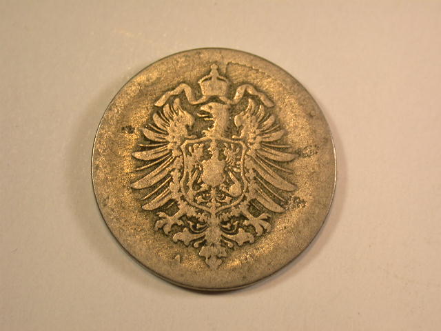  13007  KR 5 Pfennig  1874 A in schön   