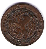  Niederlande 1 Cent Bro 1882   