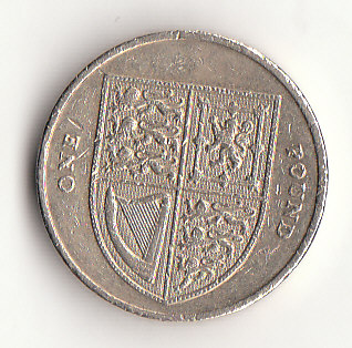  1 Pound Großbritannien 2008 (F613)   
