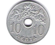  Griechenland 10 Lepta  Al 1969 Schön Nr.18   