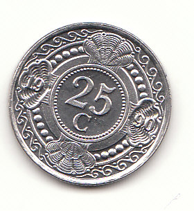  25 cent Niederländische Antillen 1990 (G382)   