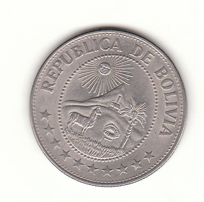  1 Peso Bolivien 1972(G176)   