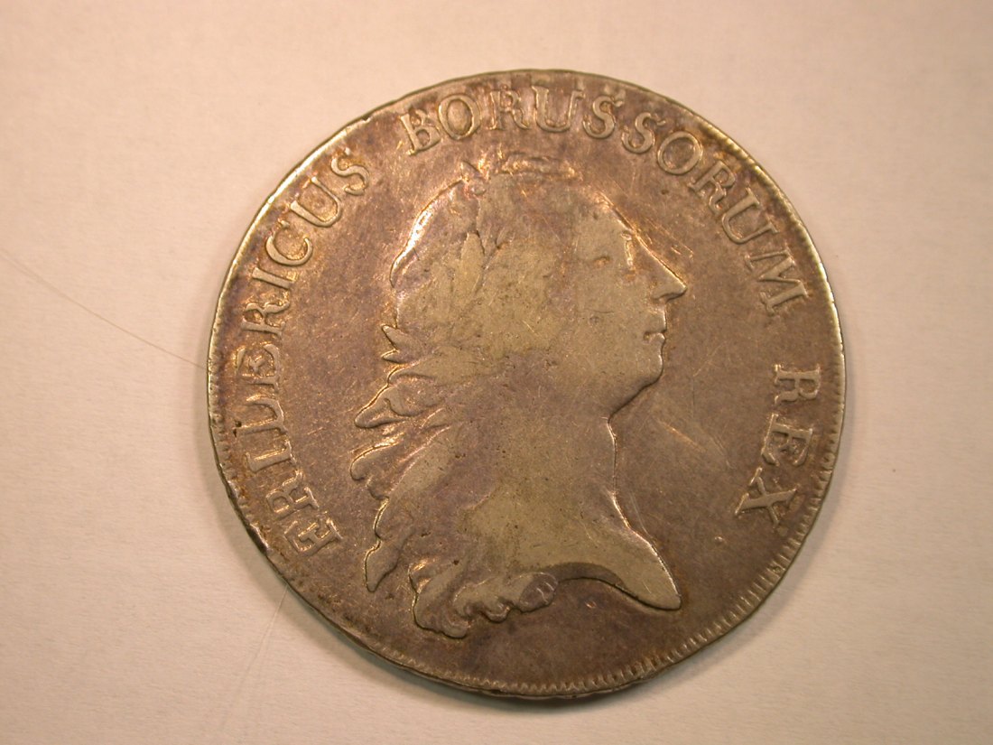  13202  Preussen, Taler von 1764, Variante mit Sternen zw. Münzzeichen RR   