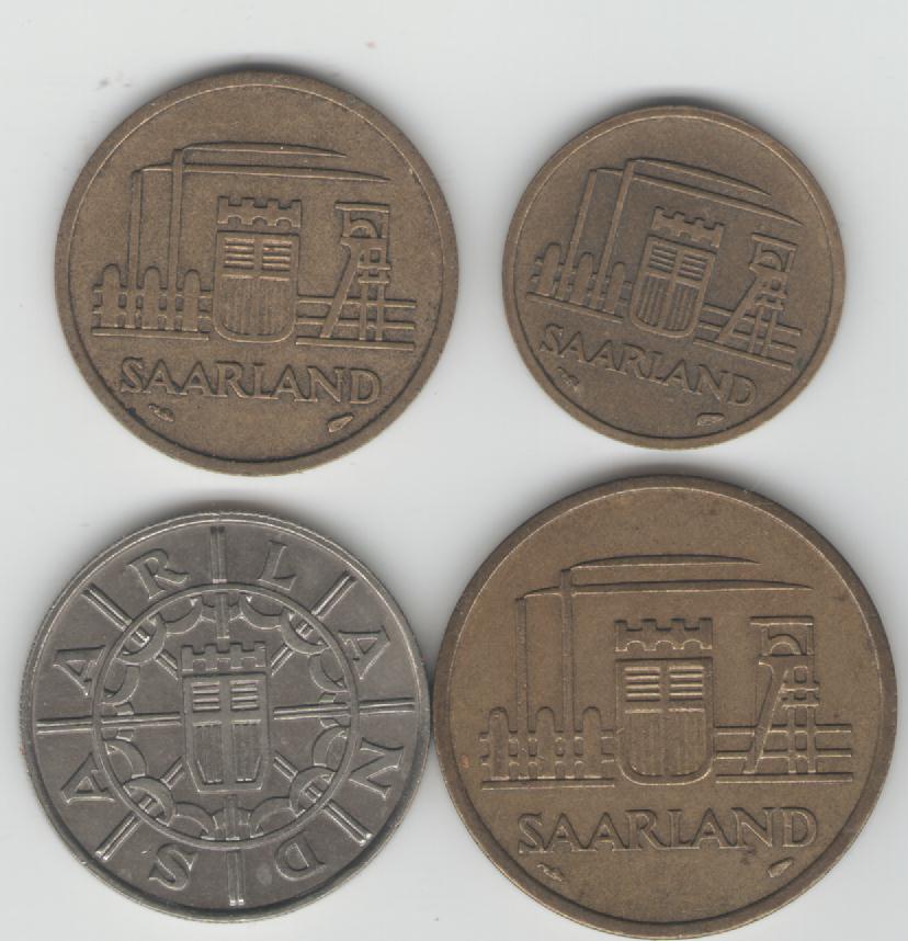  Kursmünzensatz Saarland (lose)(k228)   