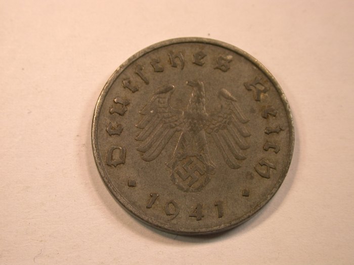  13403  3.Reich  10 Pfennig 1941 A in sehr schön  Orginalbilder   
