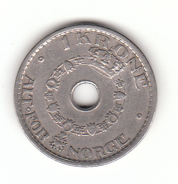  1 Krone Norwegen 1949 (F932)   