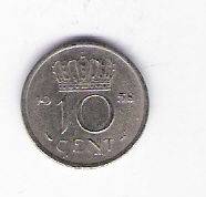 Niederlande  10 Cent N 1958 siehe Bild