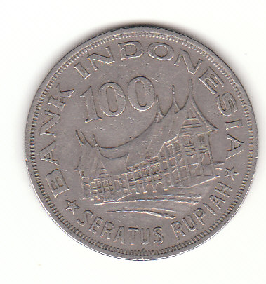  100 Rupiah Indonesien 1978 (G580)   