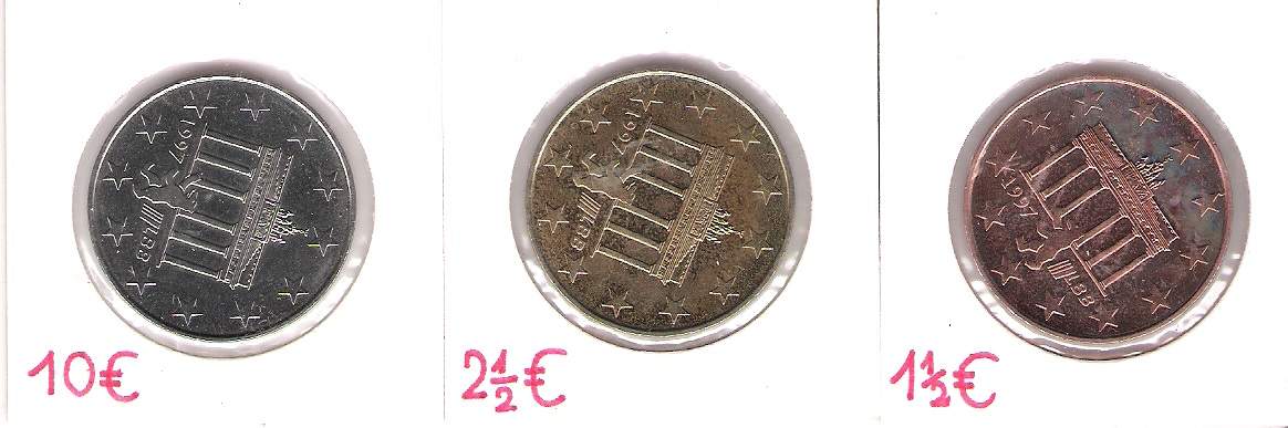 Europawoche Berlin 1997 1,5€ +2,5€ +10,00€ (Berlin )   