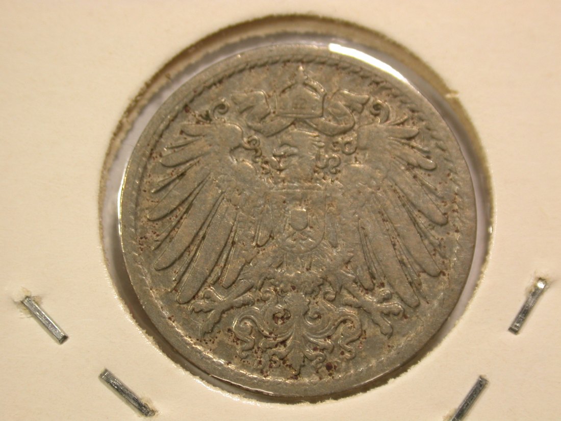  14103 KR 5 Pfennig 1906 D in ss/ss+ Orginalbilder   