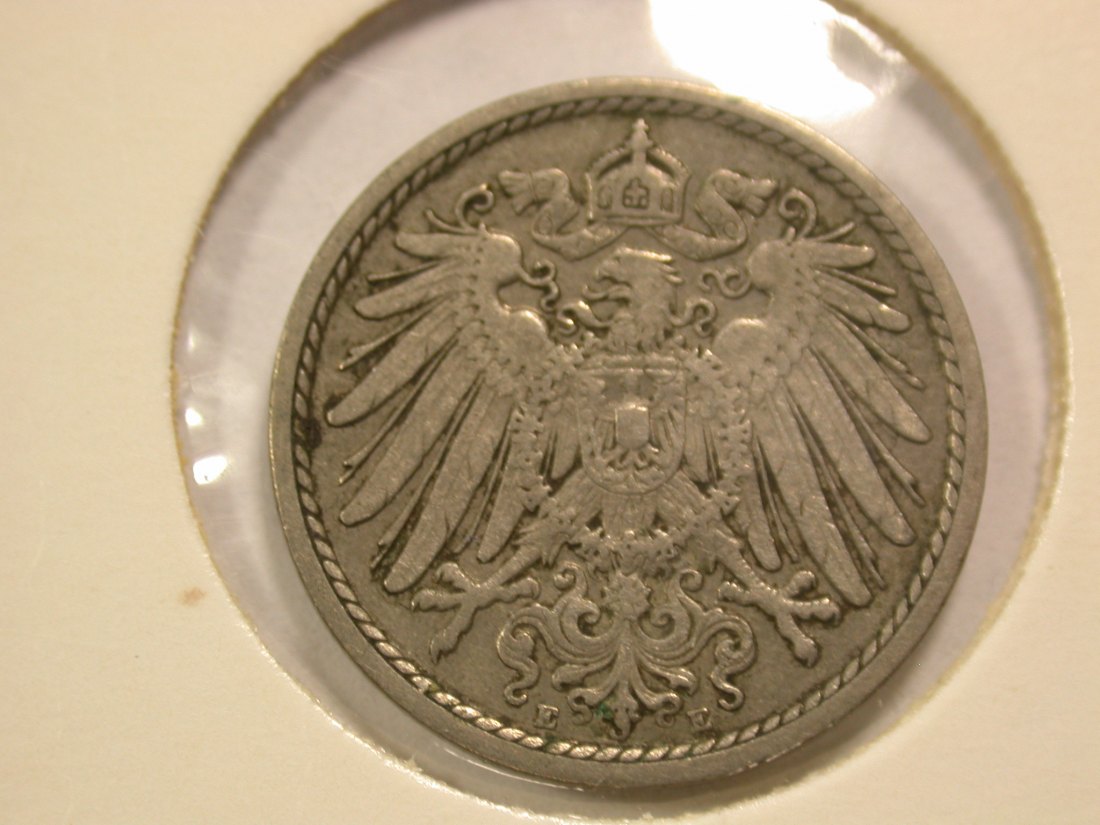  14103 KR 5 Pfennig 1906 E in ss+/ss-vz Orginalbilder   