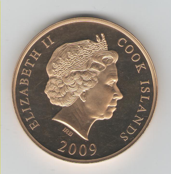  1 Dollar Cookinseln Reliefmünze(Brandenburger Tor(k229)   