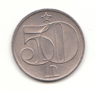  50 Heller  Tschechoslowakei 1982(G677)   