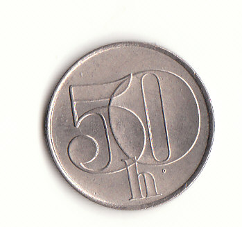  50 Heller  Tschechoslowakei 1992 (G681)   