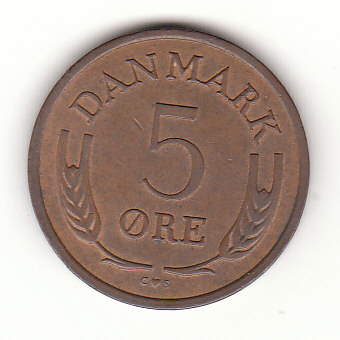  5 Öre Dänemark 1971 (G753)   