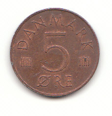  5 Öre Dänemark 1977 (G759)   