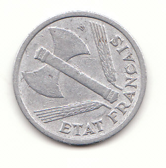  1 Franc Frankreich 1944   (G897)   