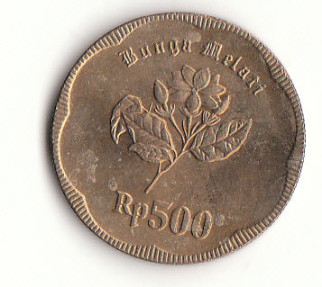 500  Rupiah Indonesien 1992 (F512)   