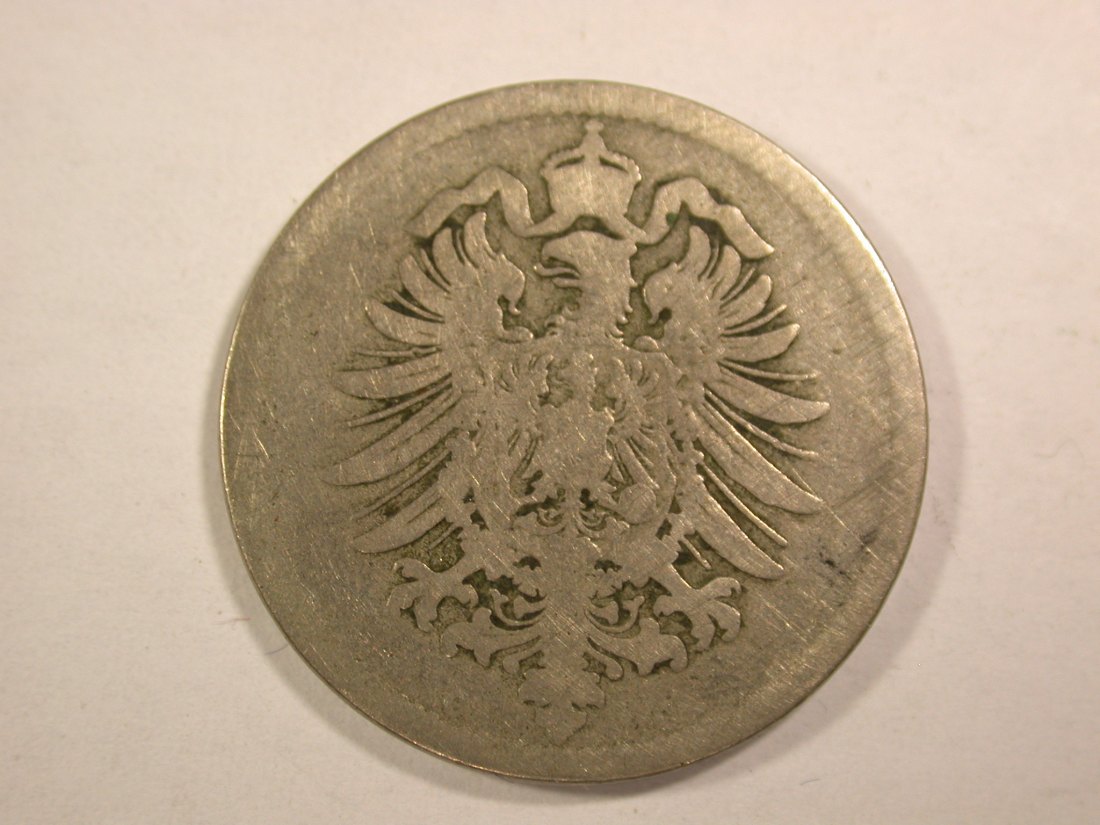  14301 KR 10 Pfennig 1875 C in  schön Orginalbilder   