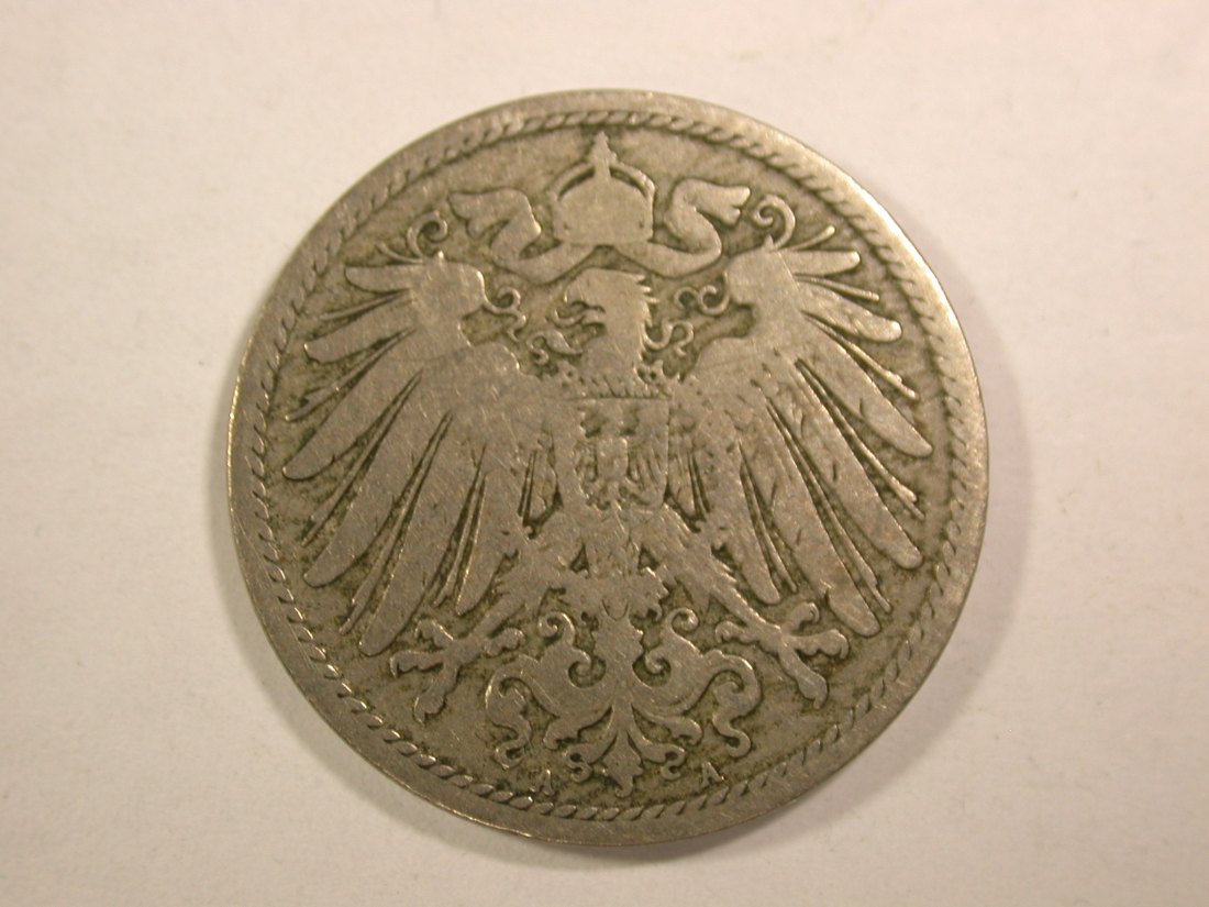  14301 KR 10 Pfennig 1896 A in ss Orginalbilder   
