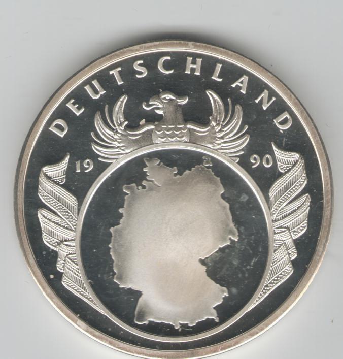  Medaille auf die D-Mark (Europäische Währungen)(k281)   